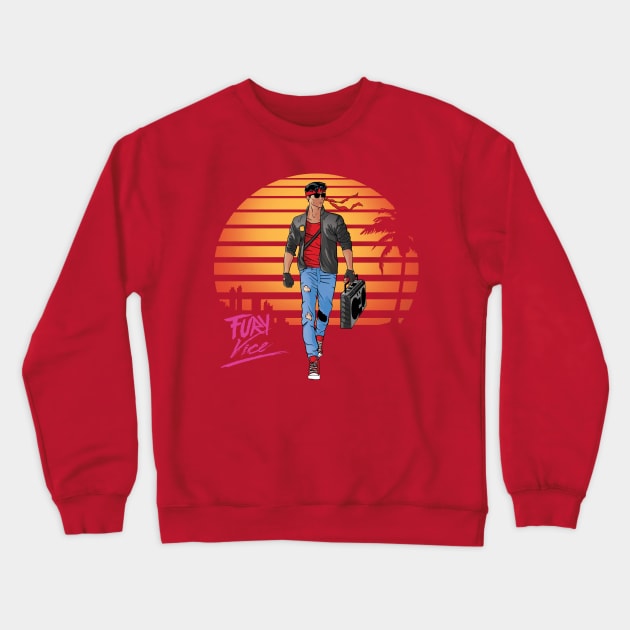 Fury Vice Crewneck Sweatshirt by SharkPants